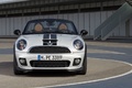 Mini Roadster - blanc bandes noires - face avant