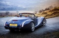 Morgan Aero 8 MY2015 bleu 3/4 arrière droit