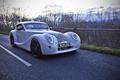 Morgan Aero Coupé - gris - 3/4 avant droit, dynamique 2