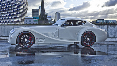 Morgan Aero Coupé - gris - profil gauche