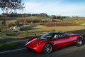 Pagani Huayra bordeaux 3/4 avant gauche