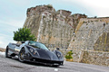 Pagani Zonda F Roadster carbone 3/4 avant droit penché 7