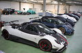 Usine Pagani - line-up vue de haut