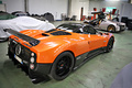 Usine Pagani - Zonda F orange 3/4 arrière droit