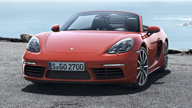 Porsche 718 Boxster S - Rouge - avant