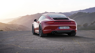 Porsche 911 Carrera GTS - Rouge - 3/4 arrière gauche