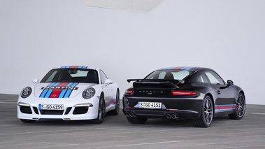 Porsche 911 Carrera S Martini Racing - blanche et noire