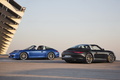 Porsche 911 Targa 4S noire & Targa 4 bleue