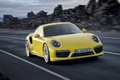 Porsche 911 Turbo - Jaune - 3/4 avant droit