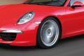 Porsche 991 Carrera S Cabriolet rouge jante travelling