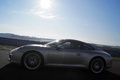 Porsche 991 Carrera S gris profil travelling penché 2