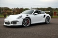 Porsche 991 GT3 RS blanc 3/4 avant gauche 2
