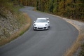 Porsche 991 GT3 RS blanc face avant vue de haut