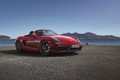 Porsche Boxster GTS - rouge - 3/4 avant droit