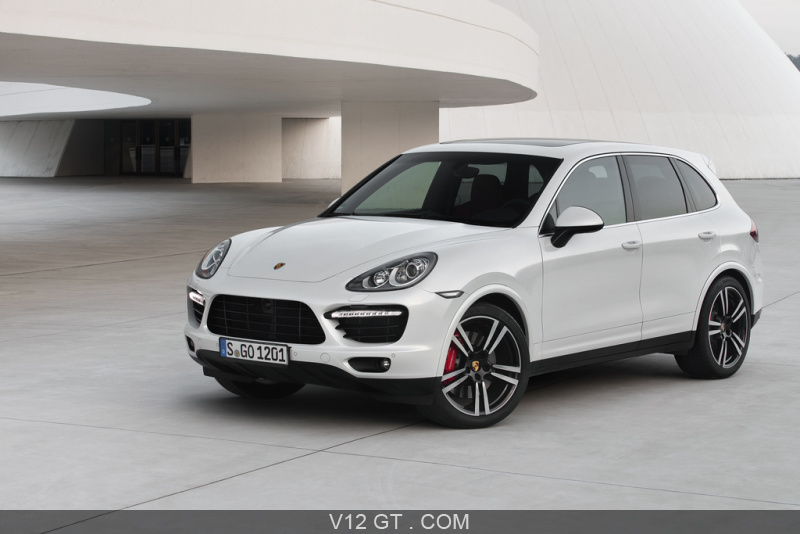 Porsche Cayenne Turbo S Blanc 3 4 Avant Gauche Porsche