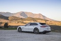 Porsche Panamera Sport Turismo Turbo S blanc 3/4 arrière gauche