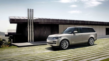 Range Rover MY2012 gris 3/4 avant gauche