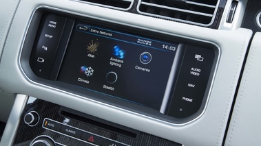Range Rover MY2013 anthracite écran console centrale