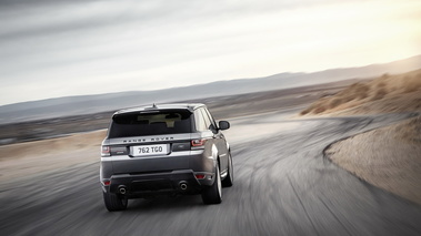 Range Rover Sport 2013 - anthracite - arrière, dynamique