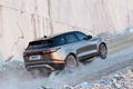 Range Rover Velar beige 3/4 arrière droit