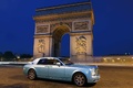 Rolls Royce 102EX bleu - Arc de Triomphe, Paris