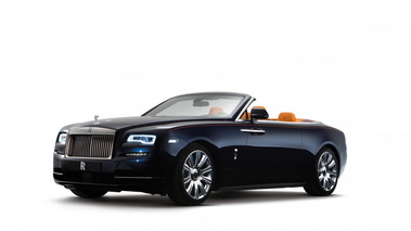 Rolls-Royce Dawn - Bleue - 3/4 avant gauche