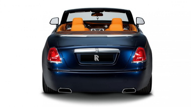 Rolls-Royce Dawn - Bleue - Face arrière ouvert