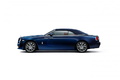 Rolls-Royce Dawn - Bleue - Profil gauche fermé