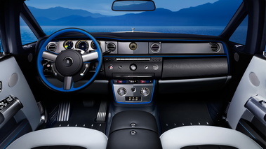 Rolls Royce Drophead Coupé Waterspeed Edition - bleu - habitacle, tableau de bord