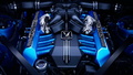 Rolls Royce Drophead Coupé Waterspeed Edition - bleu - moteur