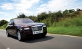 Rolls Royce Ghost EWB bordeaux 3/4 avant droit travelling penché 3