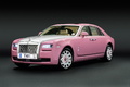 Rolls-Royce Ghost FAB1 - rose - 3/4 avant gauche