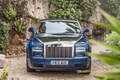 Rolls Royce Phantom Coupe MkII bleu face avant debout