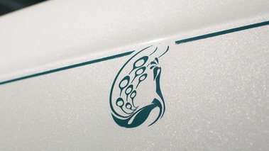 Rolls-Royce Phantom Drophead Coupé Maharaja Edition - Détail, logo sur aile