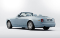Rolls Royce Phantom Drophead Coupe Series II bleu 3/4 arrière gauche