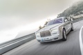 Rolls Royce Phantom MkII gris 3/4 avant gauche travelling penché 3