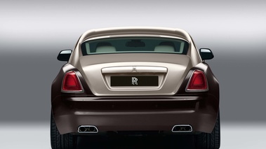Rolls Royce Wraith marron/beige face arrière