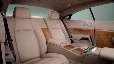 Rolls Royce Wraith marron/beige places arrière