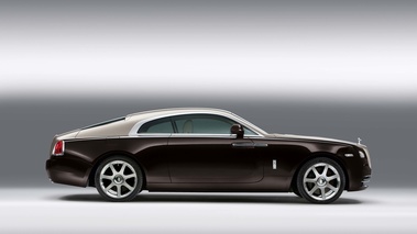 Rolls Royce Wraith marron/beige profil