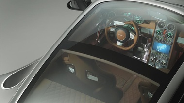 Spyker B6 anthracite intérieur