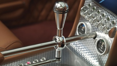 Spyker B6 anthracite levier de vitesses