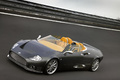 Spyker C8 Laturbie anthracite 3/4 avant gauche penché