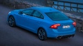 Volvo S60 Polestar bleu 3/4 arrière gauche