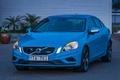 Volvo S60 Polestar bleu 3/4 avant droit 2