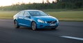 Volvo S60 Polestar bleu 3/4 avant droit travelling