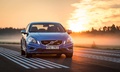 Volvo S60 Polestar bleu face avant