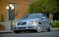 Volvo S80 V8 gris 3/4 avant gauche penché