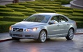 Volvo S80 V8 gris 3/4 avant gauche