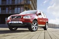 Volvo XC90 V8 rouge 3/4 avant gauche 2