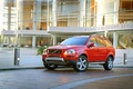 Volvo XC90 V8 rouge 3/4 avant gauche 3